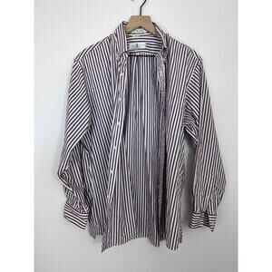 Austin Reed Vintage Stripe Pinpoint Oxford Shirt Men’s 16.5 35